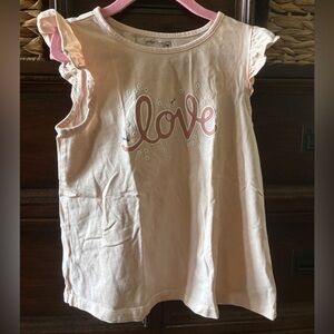 Cynthia Rowley pink LOVE sleeveless blouse in size M